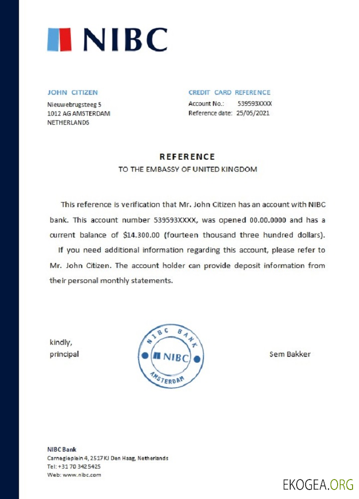 Pays , Bas , NIBC bank , reference